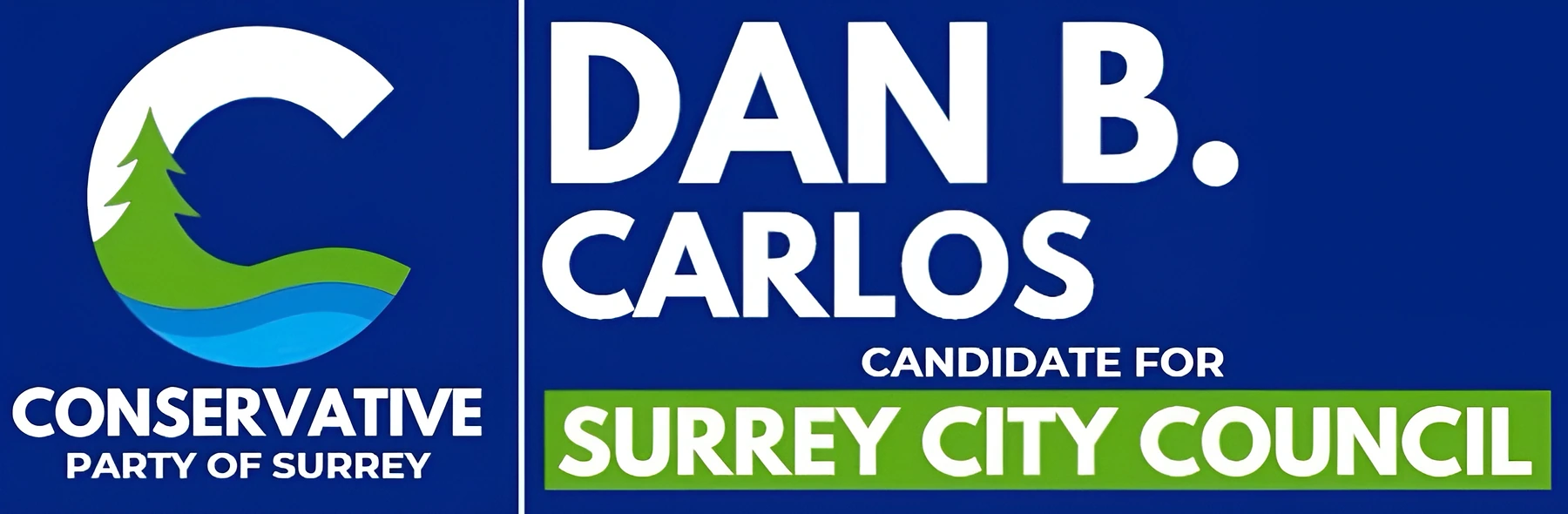 Dan B. Carlos for Surrey City Council campaign logo
